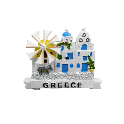 Tουριστικό μαγνητάκι Souvenir – Σετ 12pcs - Resin Magnet - 678196