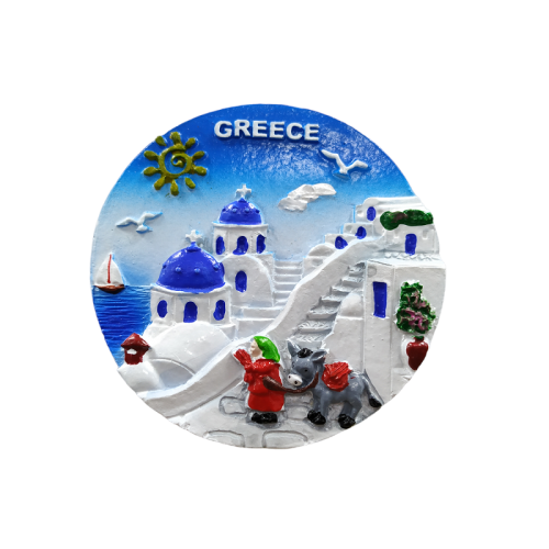 Tουριστικό μαγνητάκι Souvenir – Σετ 12pcs - Resin Magnet - 678247