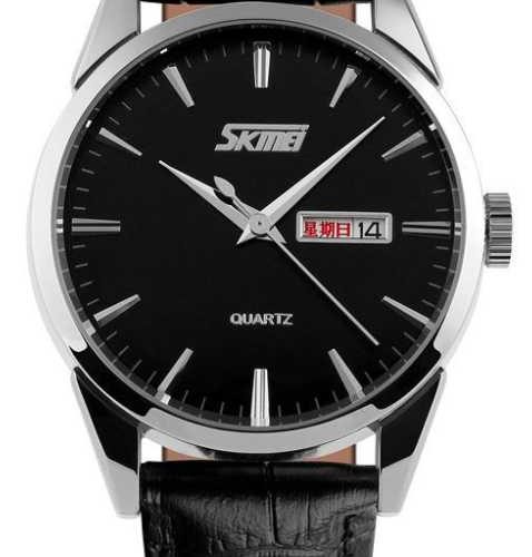 Αναλογικό ρολόι χειρός – Skmei - 9073 - Black/Silver