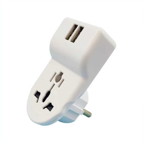 Αντάπτορας πρίζας με 2 θύρες USB - International - RTA09-39 - 939000