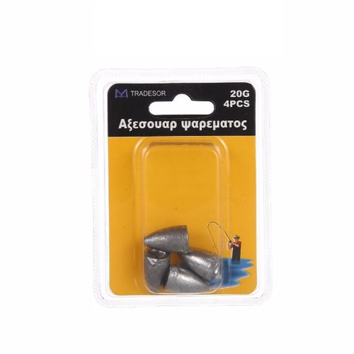 Βαρίδια αλιείας - 40gr - 2pcs - 30142