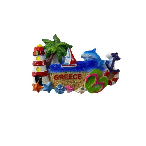 Tουριστικό μαγνητάκι Souvenir – Σετ 12pcs - Resin Magnet - Greece - 678053